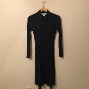 Classic-Vintage style navy dress!